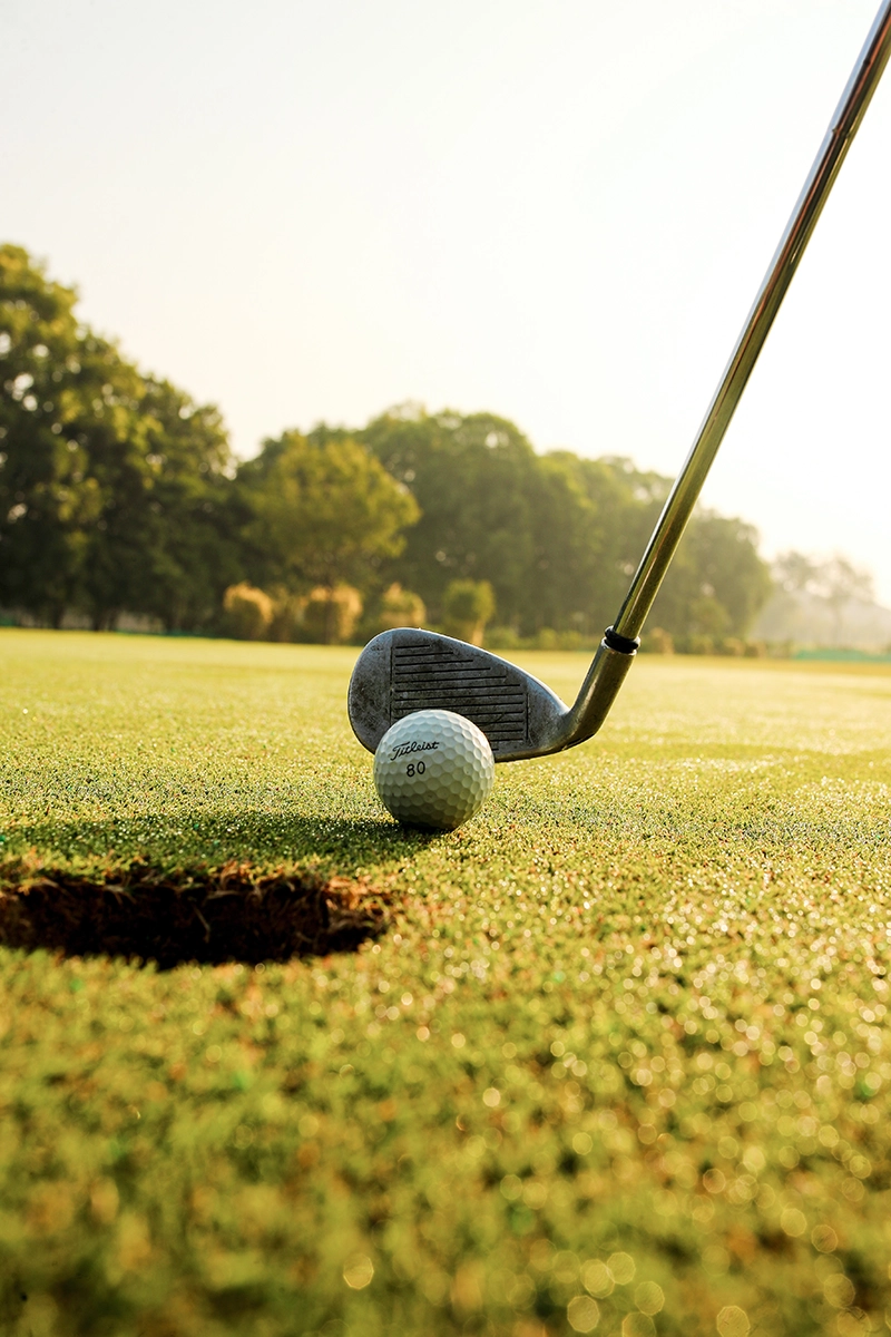 Golf_club_hitting_ball_Managed_Services_Australia