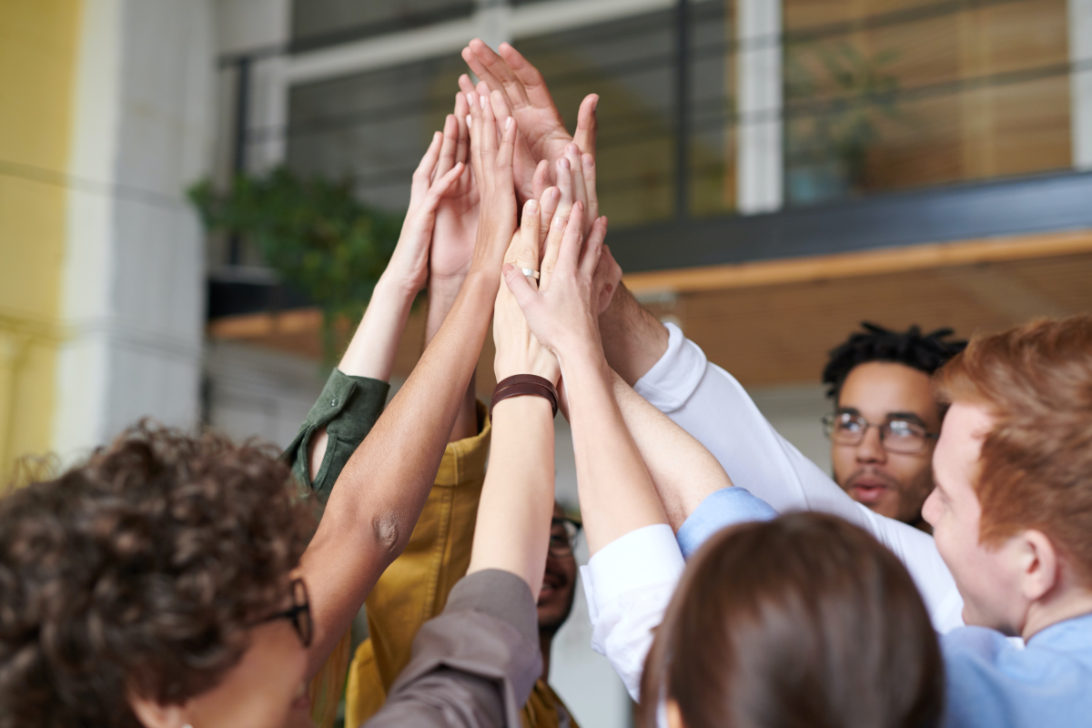 Team_high_fiving_Managed_Services_Australia